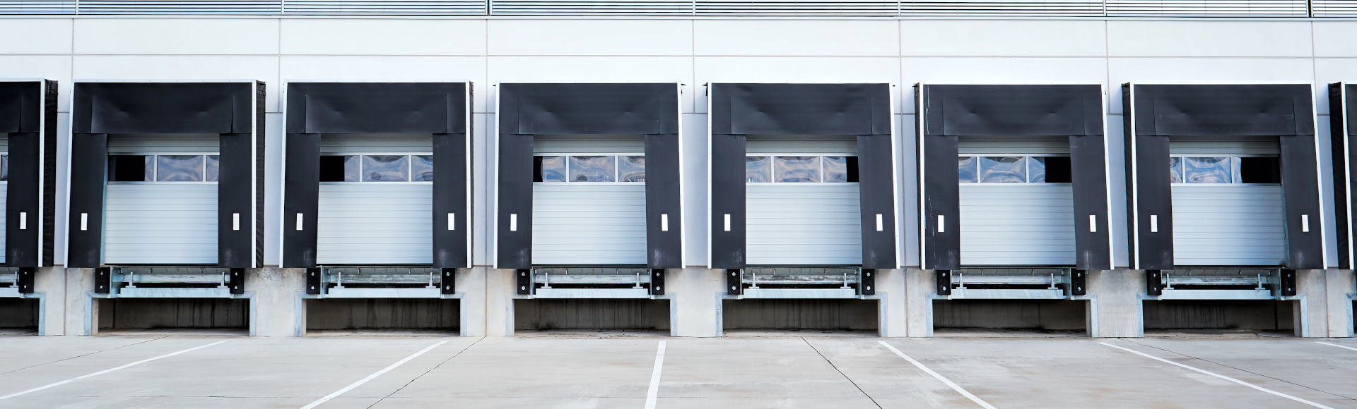 Commercial Door and Dock external view of docking bays